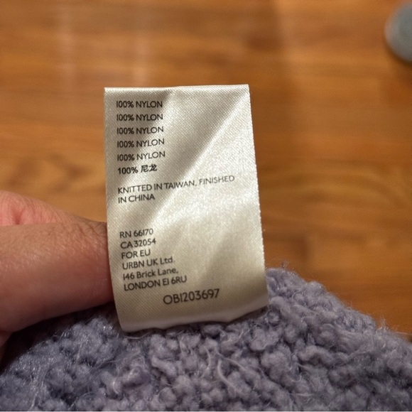 Free People Icing V-Neck Fuzzy Eyelash Slouchy Size L - Picture 10 of 10